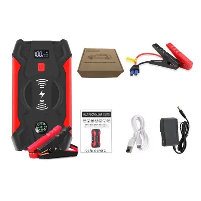 (black, standard) Highpower 28000mah Power Bank Car Jump Starter Car Booster Charger 12v 800a St