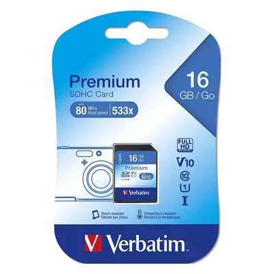 Verbatim 16GB SecureDigital Class SDHC Card