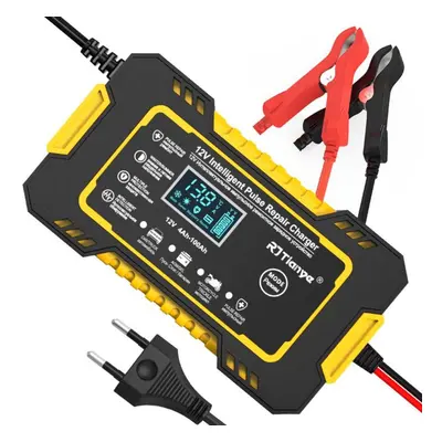 (yellow) Car Jump Starter Power Bank 12v Portable Car Battery Booster Charger Starting Device Pe