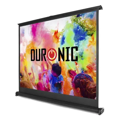 Duronic DPS50/43 50" Desktop Projector Screen, Inch Wall Mountable HD Projector Screen with 4:3 