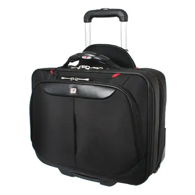 Gino Ferrari Brooklyn Wheeled Laptop Case Black GF565 MD58029