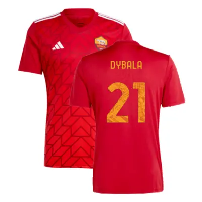 (3XL) Roma Icon Pre-Match Shirt (Red) (DYBALA 21)