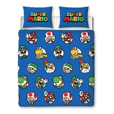 Nintendo Super Mario Continue Double Duvet Cover and Pillowcase Set