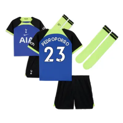 (SB) Tottenham Away Mini Kit (Pedro Porro 23)