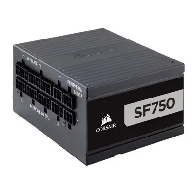 Corsair 750W High Performance SFX SF750 PSU, Rifle Bearing Fan, Fully Modular, 80+ Platinum