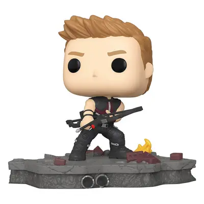 Funko Pop! Deluxe, Marvel: Avengers Assemble Series - Hawkeye, Amazon Exclusive, Figure of 6, Mu