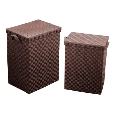 Premier Housewares Brown Paper Woven Laundry Baskets