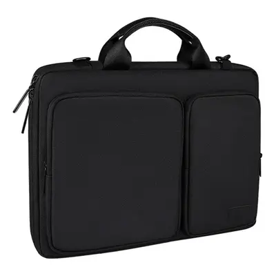 (Black, Inch) Protective Laptop Sleeve Bag Laptop Shoulder Bag Waterproof Case for 13-15.6 Inch 