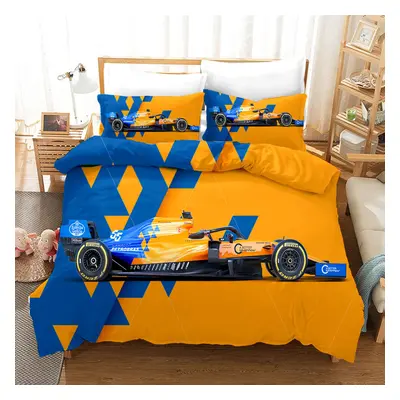 (Style 12, Double(200X200CM/3PCS)) Racing car Bedding Single Double Duvet Cover UK