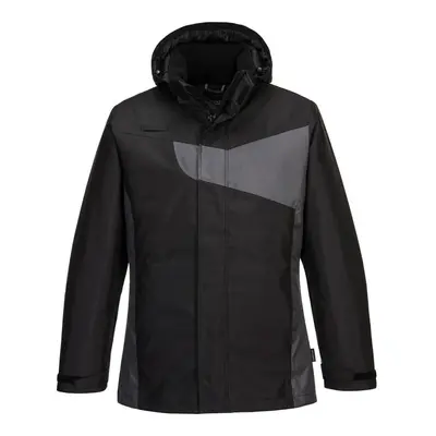 (XXL, Black/Zoom Grey) Portwest Mens PW2 Winter Jacket