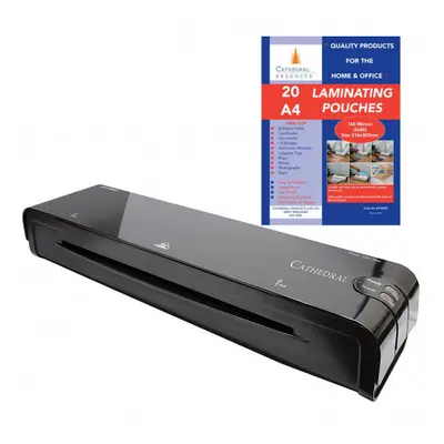 Cathedral A4 Laminator Laminating Machine + Pouches