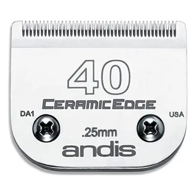 Andis - Ceramic Edge Detachable Pet Clipper Blade - Comprised of Carbon-Infused Steel Exclusive 