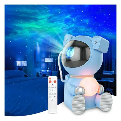 (blue) Astronaut Light Projector, Galaxy Projector For Bedroom, Star Projector With Moon Lamp, L