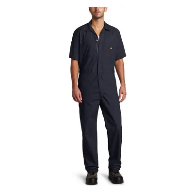 Dickies Men's Short Sleeve Coverall Dark Navy Small Regular