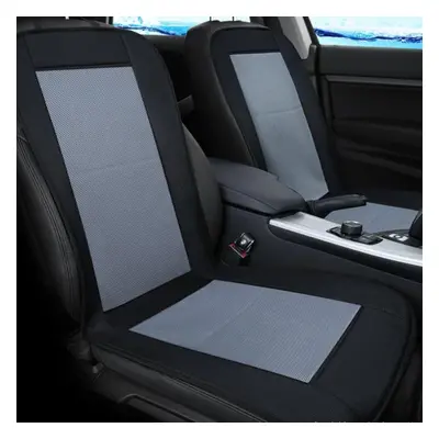 (grey) Car Summer Cooling Air Vent Seat Chair Cushion Cool Cover With Fan Dc 12v Fast Blowing Ve