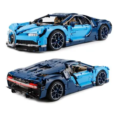 Bugatti Speed Sport Car Model Building Blocks Assemble Technical Bricks Kits Toys