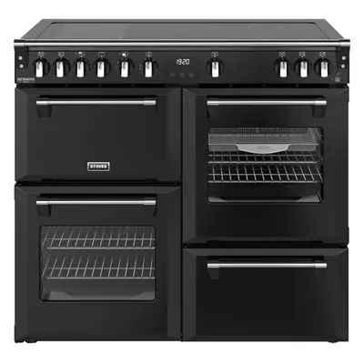 Stoves Richmond Deluxe 100Ei RTY 100cm Electric Range Cooker with Induction Hob â Black â A/