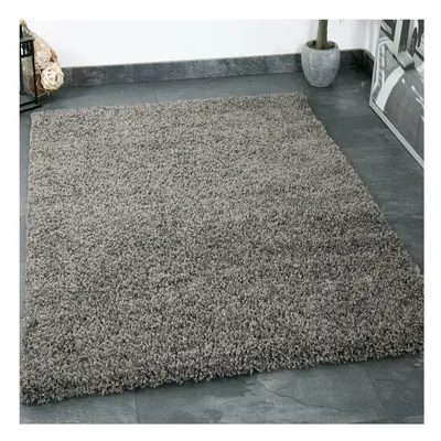 (160x230cm (5'3"x7'7"), Dark Grey ) Modern Small Large Various Colours Shaggy Rug