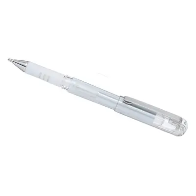 Pentel 1.0mm Tip Hybrid Gel Grip Dx Ultra Smooth Pigment Ink Pen with Chunky Barrel - White