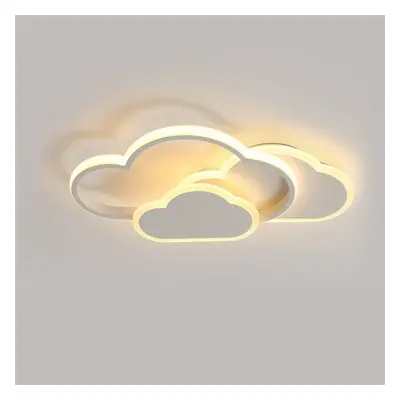 (White) 1pc Creative Cloud Shape Ceiling Light, LED Ceiling Light, Home Decoration Ceiling Light