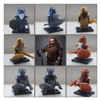 Lord Of The Rings Hobbit Mini Dwarf Action Figures X Fit Lego Sets