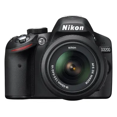 Nikon D3200 24.2 MP CMOS Digital SLR with 18-55mm f/3.5-5.6 Auto Focus-S DX VR NIKKOR Zoom Lens 