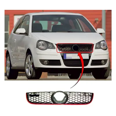 VW Polo GTI Front Bumper Centre Grille With Red Trim