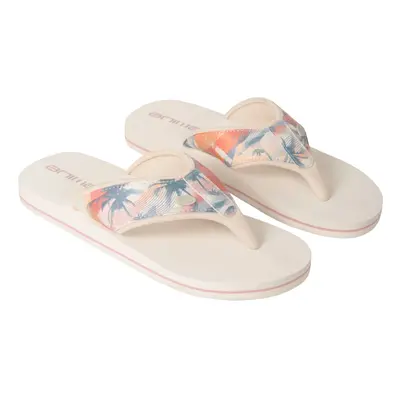 (9 UK, Light Beige) Animal Womens/Ladies Swish Palm Tree Recycled Flip Flops