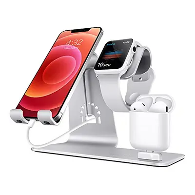 Bestand3 in Apple iWatch Stand, Airpods Charger Dock, Phone Desktop Tablet Holder for Airpods, A