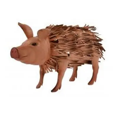 Supa Decor Metal Pnk Pig 44.5cm