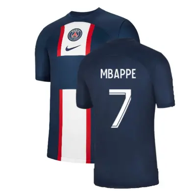 (XL) PSG Home Shirt (no sponsor) (MBAPPE 7)