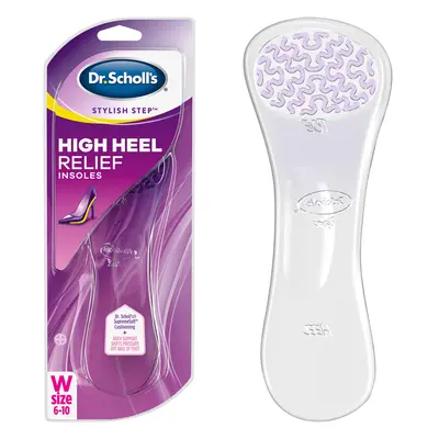 Dr Scholls Stylish Step High Heel Relief Insoles Size Purple Pair