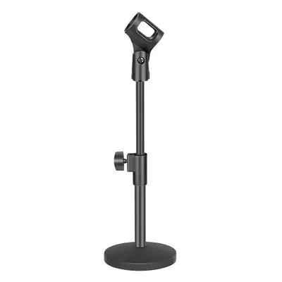 Neewer Stable Desktop Mic Stand with Black Iron Base, Mic Clip and 5/8"" Male to 3/8"" Female Sc