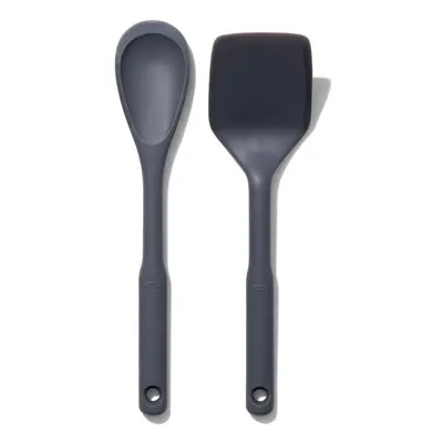 OXO Good Grips 2-Piece Silicone Utensil Set Gray One size