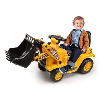 Childrens Large Bulldozer Digger Ride On Toy Push Along Truck Role Play YD1004