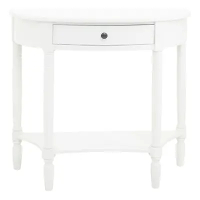 Premier Housewares White Heirtage Tables For Living Room Black Wooden Table For Coffee Black Top