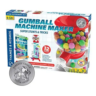 Thames & Kosmos Gumball Machine Maker Lab - Super Stunts & Tricks | Build Your Own Gumball Machi