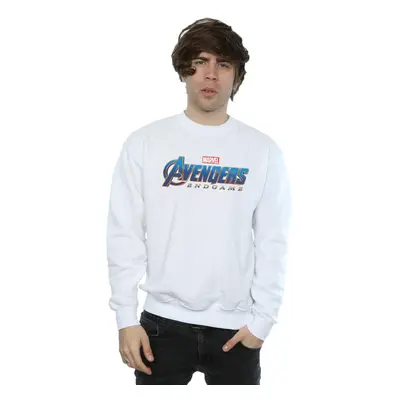 (3XL, White) Marvel Mens Avengers Endgame Logo Sweatshirt