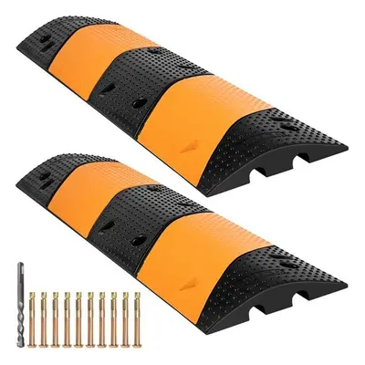 Vevor YCZDLCG402PCS1S6RV0 40.2 in. Rubber Speed Bump - Pack of