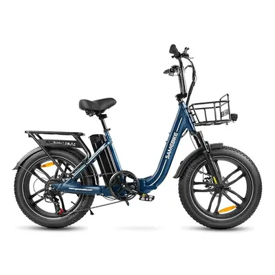 (Dark Blue) SAMEBIKE Electric Bike âCO5PRO Folding Adult Electric Mountain Bike, 36V 13AH Batt