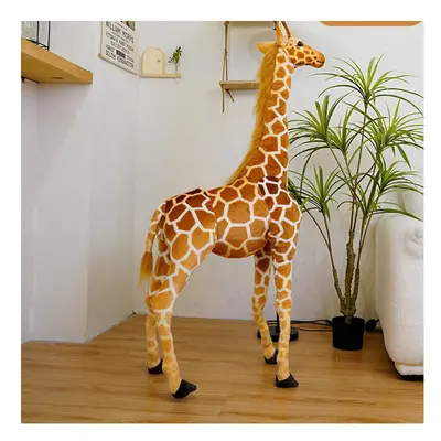 (Giraffe, 120cm) 50-120cm Giant Real Life Giraffe Plush Toys High Quality Stuffed Animals