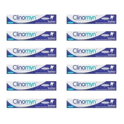 Clinomyn Toothpaste For Smokers Original, 75ml (Pack of 12)