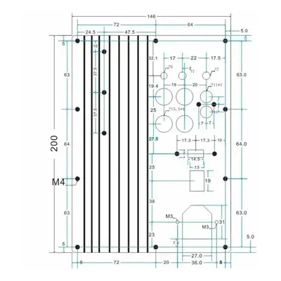 (EU PLUG) 110v~220v 100w 200w Heavy Subwoofer Digital Power Amplifier Board Active Power Amplifi