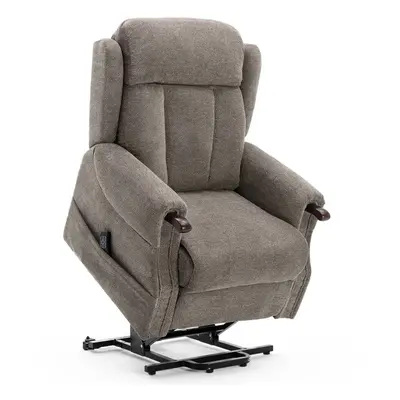 (Browns) HALTON ELECTRIC FABRIC DUAL MOTOR RISER RECLINER LIFT MOBILITY TILT CHAIR