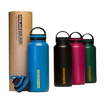 Hydra Surge Stainless Steel Reusable Water Bottle by Polar Gear - Litre, Vacuum Insulated, Doubl