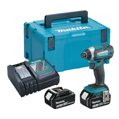 Makita LXT DTD152RFJ 18v Lithium Ion Impact Driver + x 3.0 Batteries + Charger