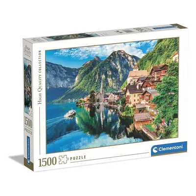 Clementoni Collection-Hallstatt-1500 Made in Italy, Pieces, Landscape Puzzles, Adult Entertainme