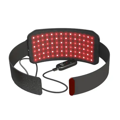 WuLinshop 660Nm/850Nm Therapy Belt LED Red Light Infrared Body Wrap Massage Pad