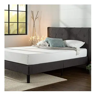 ZINUS Shalini cm Upholstered Platform Bed Frame | Mattress Foundation | Wood Slat Support | Easy