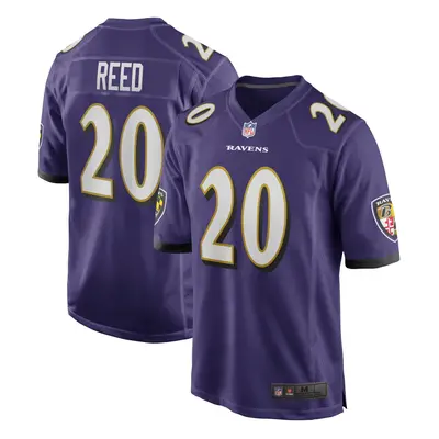 (Men's-S, Purple) T-Shirt Baltimore Ravens Ed Reed Jersey - Men's